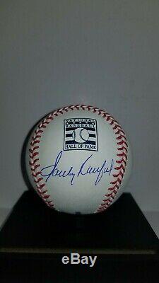 Sandy Koufax Los Angeles Dodgers Autographed Baseball with Hall of Fame Logo