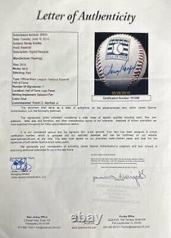 Sandy Koufax Signed Hall Of Fame Baseball Dodgers JSA Y61286