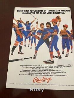 Signed 1982 Baseball Hall of Fame Induction Program Aaron Frank Robinson