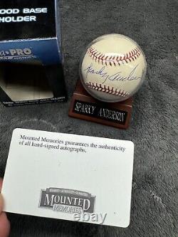 Sparky Anderson Hall of Fame Coach Signed MLB Baseball, with COA