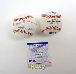 Sparky Anderson Hall of Fame Signed Autograph ML Baseball HOF 2000 PSA/DNA COA