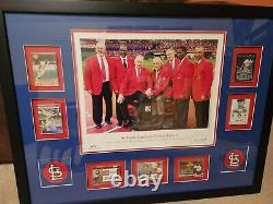 St. Louis Cardinals Hall Of Fame Picture and autographed baseball Cards