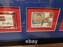 St. Louis Cardinals Hall Of Fame Picture and autographed baseball Cards