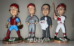 St Louis Cardinals Hall of Fame Museum Complete Bobblehead Set of 16 With Boxes