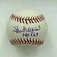 Stan Musial Hall Of Fame 1969 Signed Major League Baseball JSA COA