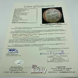 Stan Musial Joe Cronin Bob Gibson Hall Of Fame Multi Signed Baseball JSA