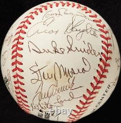 Stan Musial Tom Seaver Hall Of Fame Multi Signed Baseball 21 Sigs Beckett COA