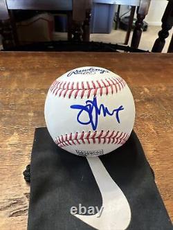 Steve Young Signed Hall Of Fame Baseball JSA Coa 49ers Football Autographed