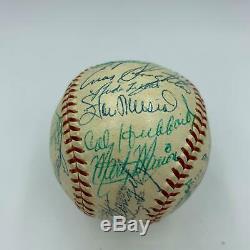 Stunning Jimmie Foxx Connie Mack 1950's Hall Of Fame Multi Signed Baseball JSA