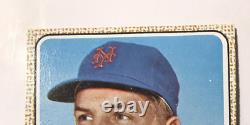 TOM SEAVER 1968 Topps Rookie card #45 New York Mets inducted Hall of Fame 1992