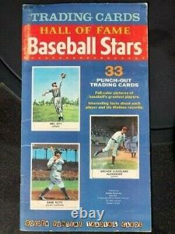 TWO (2!) 1961 Golden Press Hall Of Fame Baseball Stars Complete Booklets