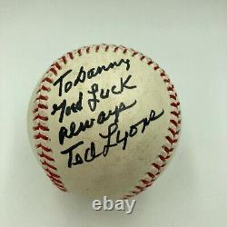 Ted Lyons Single Signed Autographed Baseball With JSA COA Hall Of Fame