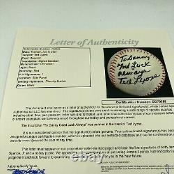 Ted Lyons Single Signed Autographed Baseball With JSA COA Hall Of Fame