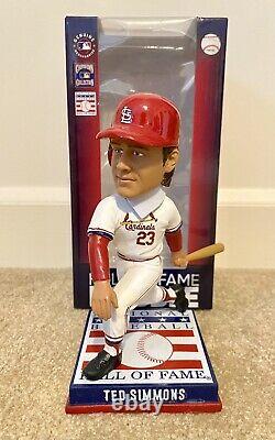 Ted Simmons Hall Of Fame Bobblehead #59/216 HOF Exclusive Class Of 2020