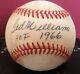 Ted Williams 1966 Hall of Fame Signed Baseball High Quality Replica