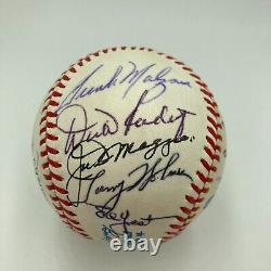 Ted Williams & Joe Dimaggio Hall Of Fame Multi Signed Baseball JSA COA