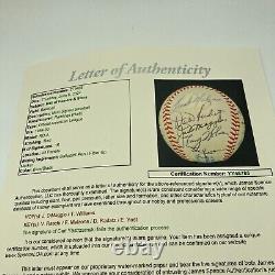 Ted Williams & Joe Dimaggio Hall Of Fame Multi Signed Baseball JSA COA