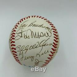 Ted Williams Stan Musial Hall Of Fame Legends Multi Signed Baseball JSA COA