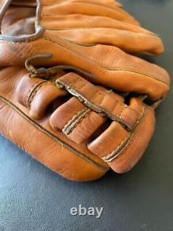 Ted Williams Wilson 614 Split Finger Baseball Glove 1940's Nice Hall Of Fame