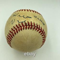 The Finest Willie Wells Single Signed Autographed Baseball Hall Of Fame JSA COA