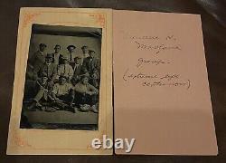 Tintype photo of baseball players Connie Mack Hall Of Fame Sports