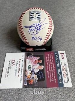 Todd Helton Autograph Hall Of Fame Logo Baseball Rockies Hof24 Jsa Ax31283