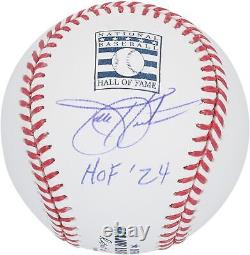 Todd Helton Colorado Rockies Signed Hall of Fame Logo Baseball withHOF 2024 Insc