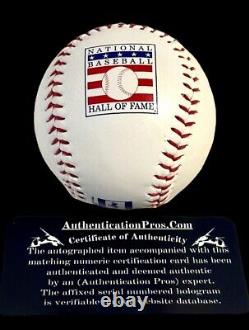 Tom Glavine Autographed Signed Hall Of Fame Logo Baseball Ap/coa Brave, Mets