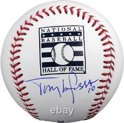 Tony Larussa St. Louis Cardinals Autographed Hall of Fame Logo Baseball