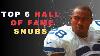 Top 5 Dallas Cowboys Hall Of Fame Snubs In History