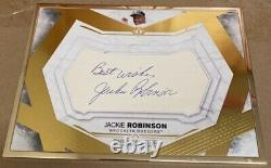 Topps Transcendent 2021 Hall of Fame Jackie Robinson 1/1 Cut Brooklyn Dodgers