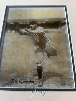 Tris Speaker Very Nice Autographed Photo Baseball Hall Of Fame