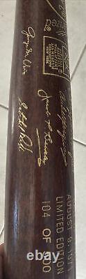 Unsigned Satchel Paige 1971 Baseball Hall of Fame Induction Bat #104/500