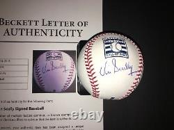 Vin Scully Signed Official Hall Of Fame Baseball Los Angeles Dodgers Beckett