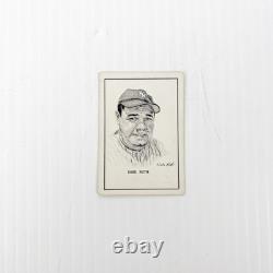 Vintage 1950 Callahan Hall of Fame Babe Ruth Yankees Baseball Trading Card