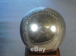 Vintage 1990 Baseball Hall Of Fame Induction Sterling Silver Ball 43/50