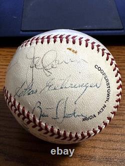 Vintage Hall Of Fame 2 Signed Autographed Hof Baseball! Waner, Cronin, Hubbard