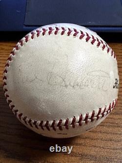 Vintage Hall Of Fame 2 Signed Autographed Hof Baseball! Waner, Cronin, Hubbard