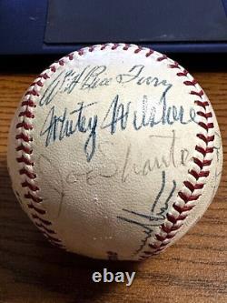 Vintage Hall Of Fame 2 Signed Autographed Hof Baseball! Waner, Cronin, Hubbard