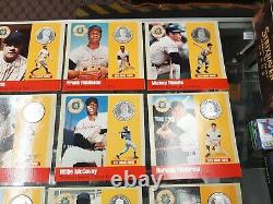 Vintage Hall Of Fame Legends Of Baseball 500 Club. 999 Silver Coin Set With Tin
