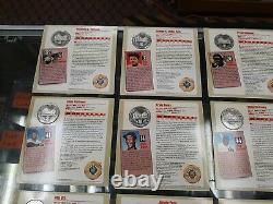 Vintage Hall Of Fame Legends Of Baseball 500 Club. 999 Silver Coin Set With Tin
