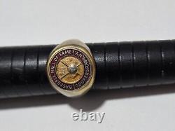 Vtg National Baseball Hall of Fame Cooperstown New York Souvenir Ring 1960s Rare