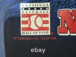Vtg Rare Lee Sports NOLAN RYAN Hall Of Fame Texas Rangers Navy Blue XL T Shirt