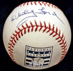 Whitey Ford Signed Auto Hall Of Fame Hof Logo Baseball Ny Yankees Beckett Coa