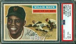 Willie Mays 1956 Topps #130 PSA 4 Hall of Fame Legend Well Centered