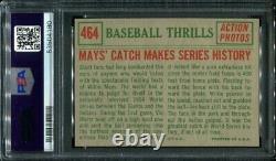 Willie Mays 1959 Topps #464 The Catch PSA 6 Hall of Fame/Nice Eye Appeal