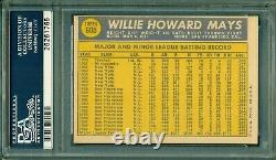 Willie Mays 1970 Topps #600 PSA 8 Hall of Fame Slugger / Great Eye Appeal