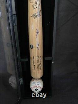 Willie Mays 660 HR Baseball and Signed bat, Hall of Fame, MLB, Sey Hey Kid