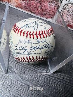 Willie Mays Mantle Autograph Baseball Hall Fame Mickey Musial Banks Ford Snyder