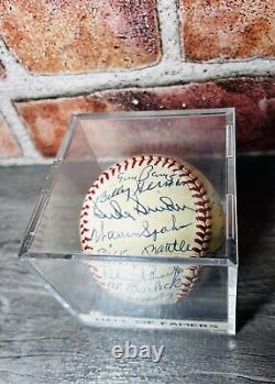 Willie Mays Mantle Autograph Baseball Hall Fame Mickey Musial Banks Ford Snyder